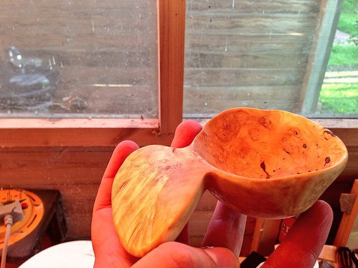 This is the shape the wood wants to be